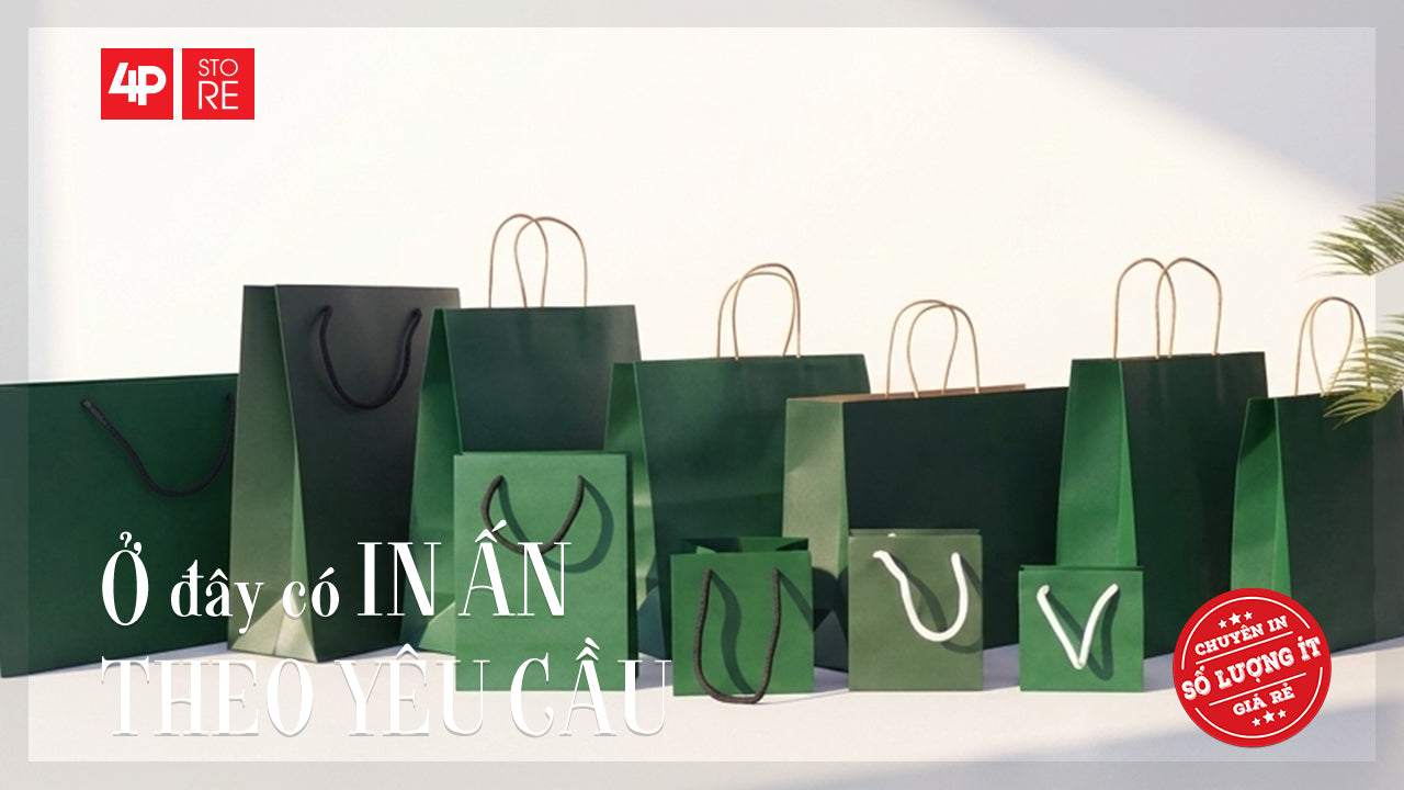 Túi Kraft Xanh Lá Đậm: Chất Lượng Premium Nhiều Size