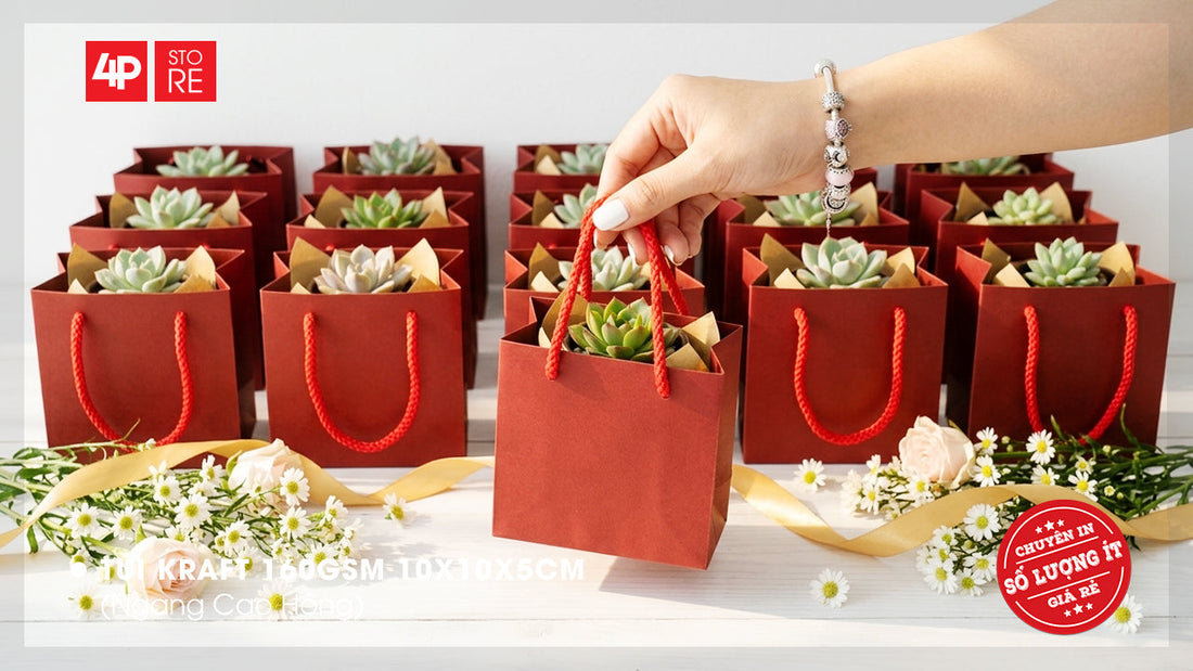 Túi Quà Cưới Kraft Cao Cấp Cho Ngày Trọng Đại