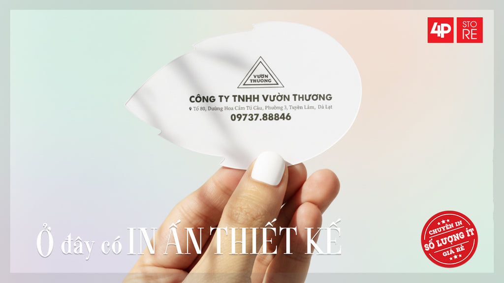 DANH THIẾP C300GSM, THEO HÌNH DÁNG YÊU CẦU