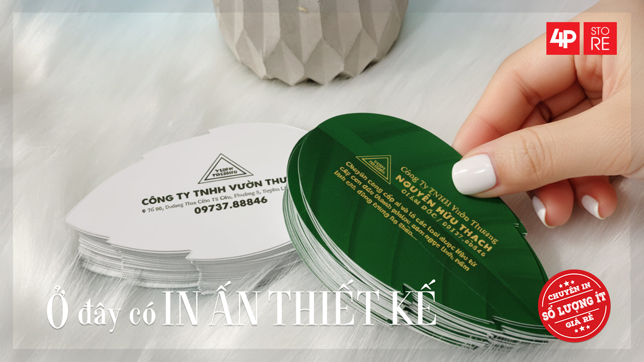 DANH THIẾP C300GSM, THEO HÌNH DÁNG YÊU CẦU