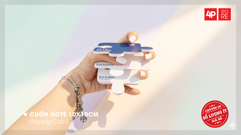 CUỐN NOTE - HÌNH DÁNG THEO YÊU CẦU