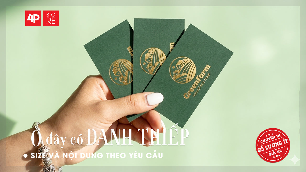100 CÁI DANH THIẾP GIẤY MỸ THUẬT, ÉP KIM