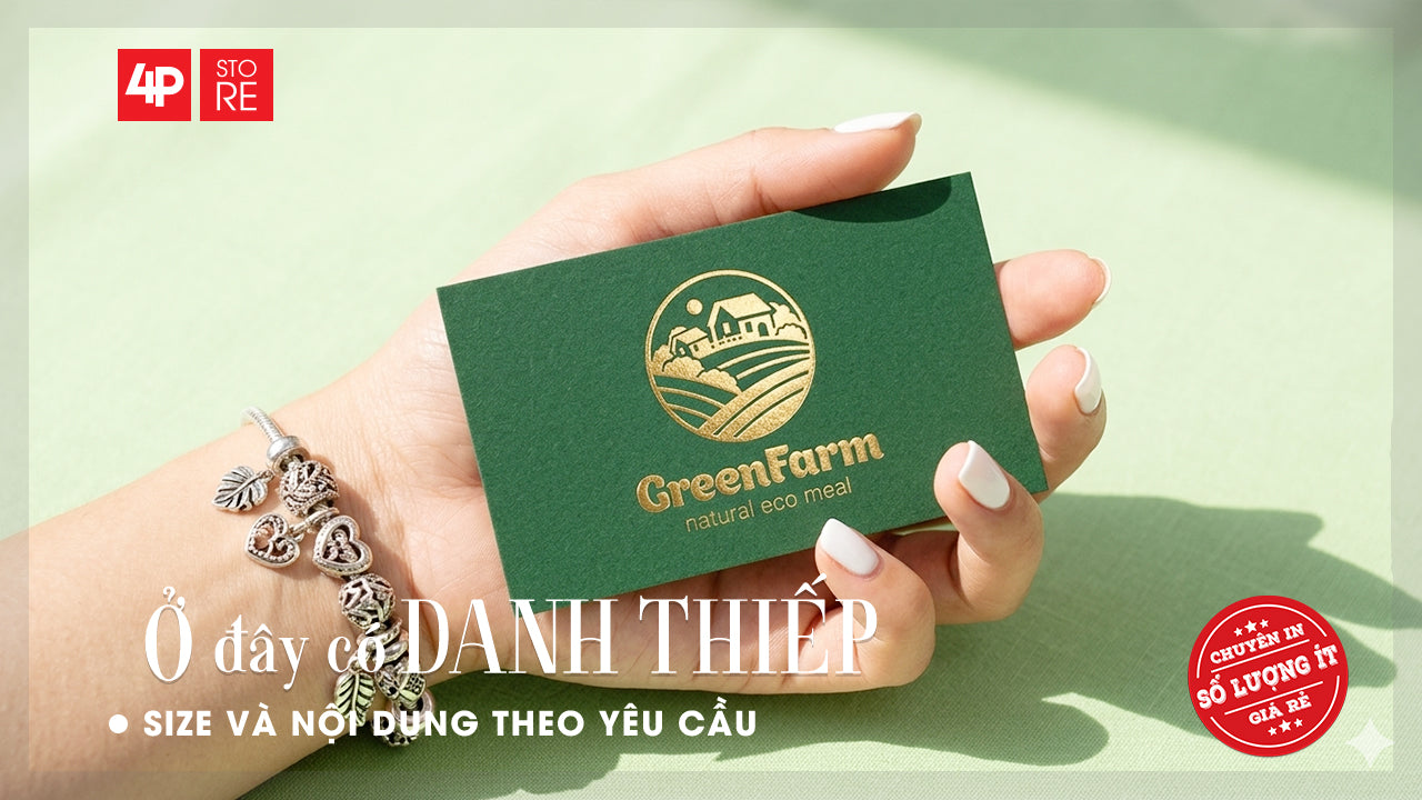 100 CÁI DANH THIẾP GIẤY MỸ THUẬT, ÉP KIM