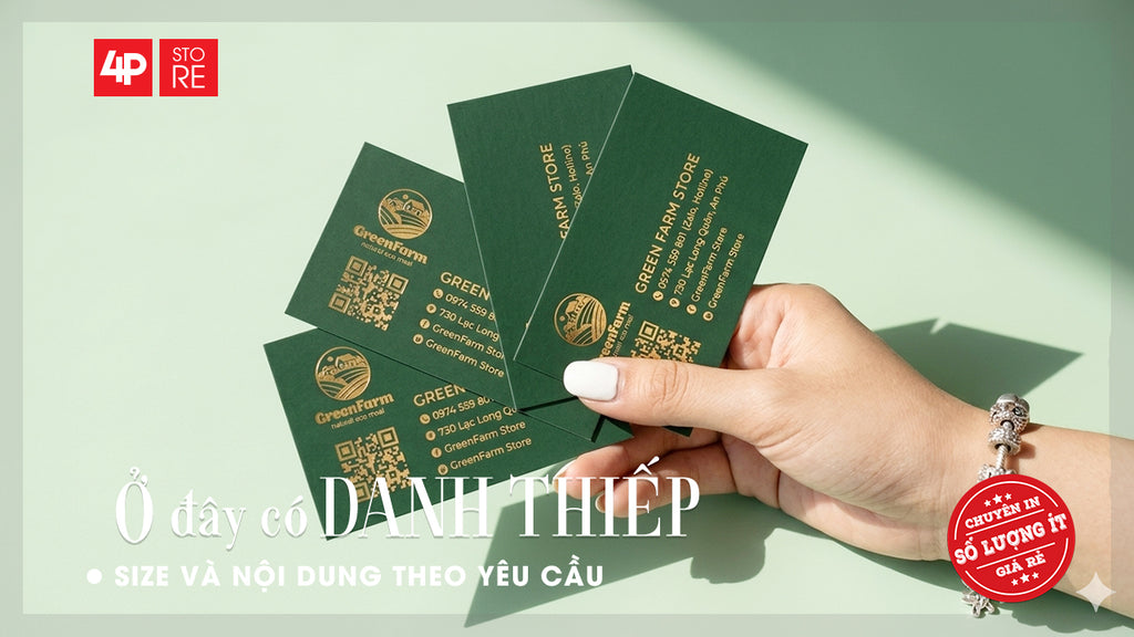100 CÁI DANH THIẾP GIẤY MỸ THUẬT, ÉP KIM