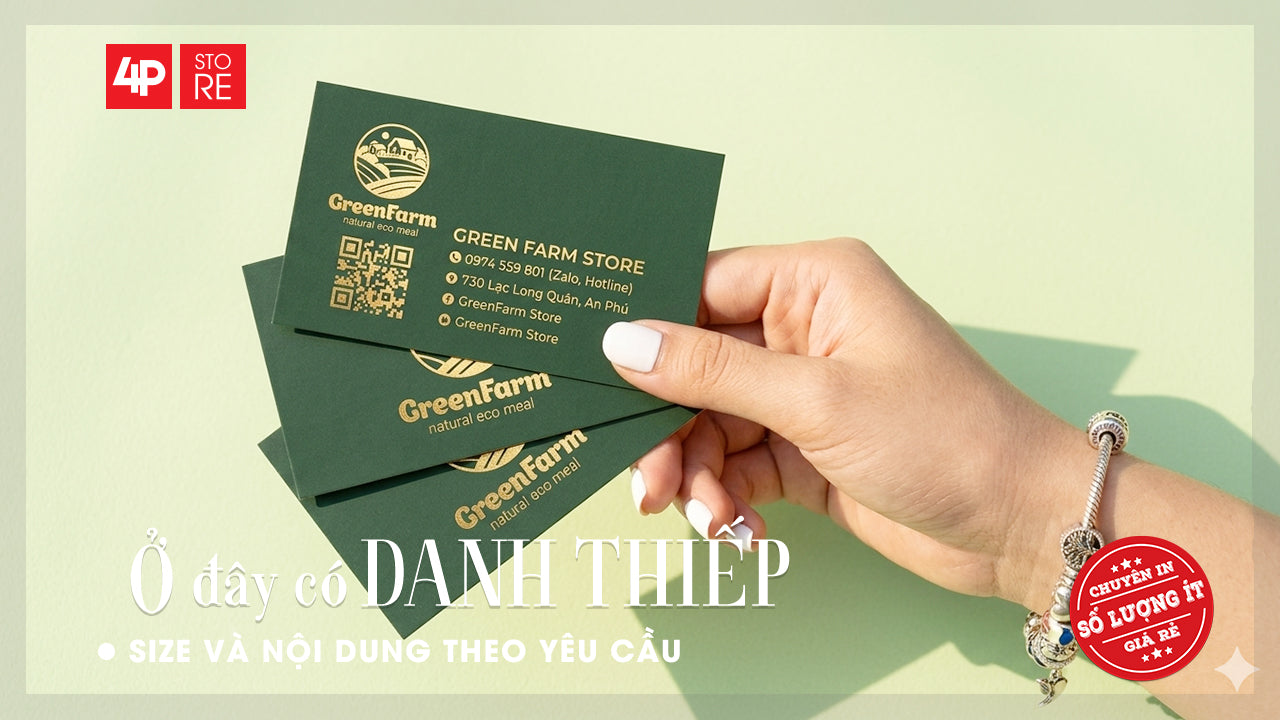 100 CÁI DANH THIẾP GIẤY MỸ THUẬT, ÉP KIM