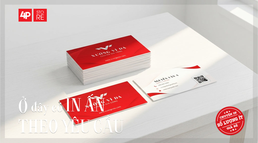 100 DANH THIẾP GIẤY CỨNG, CÁN MÀNG, IN 4 MÀU, 2 MẶT