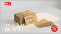 100 CÁI DANH THIẾP KRAFT NÂU 300GSM 1 MÀU ĐEN
