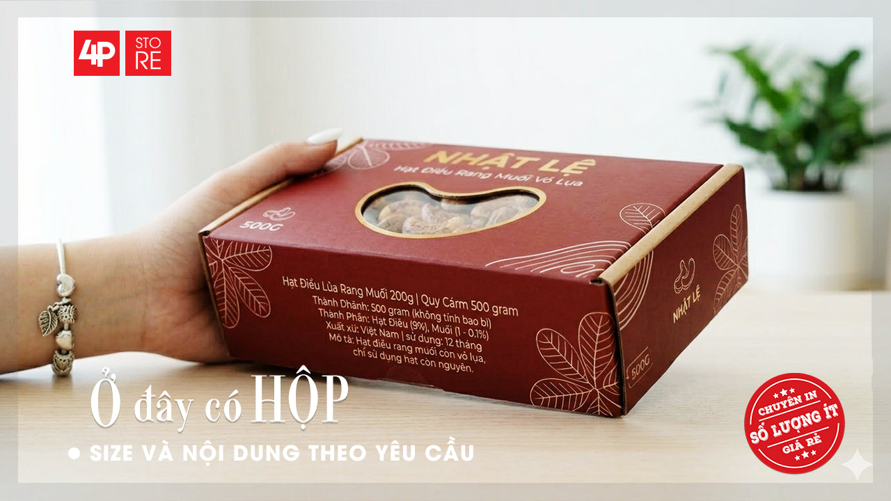 HỘP CACTON BỒI GIẤY COUCHE - NHẬT LỆ