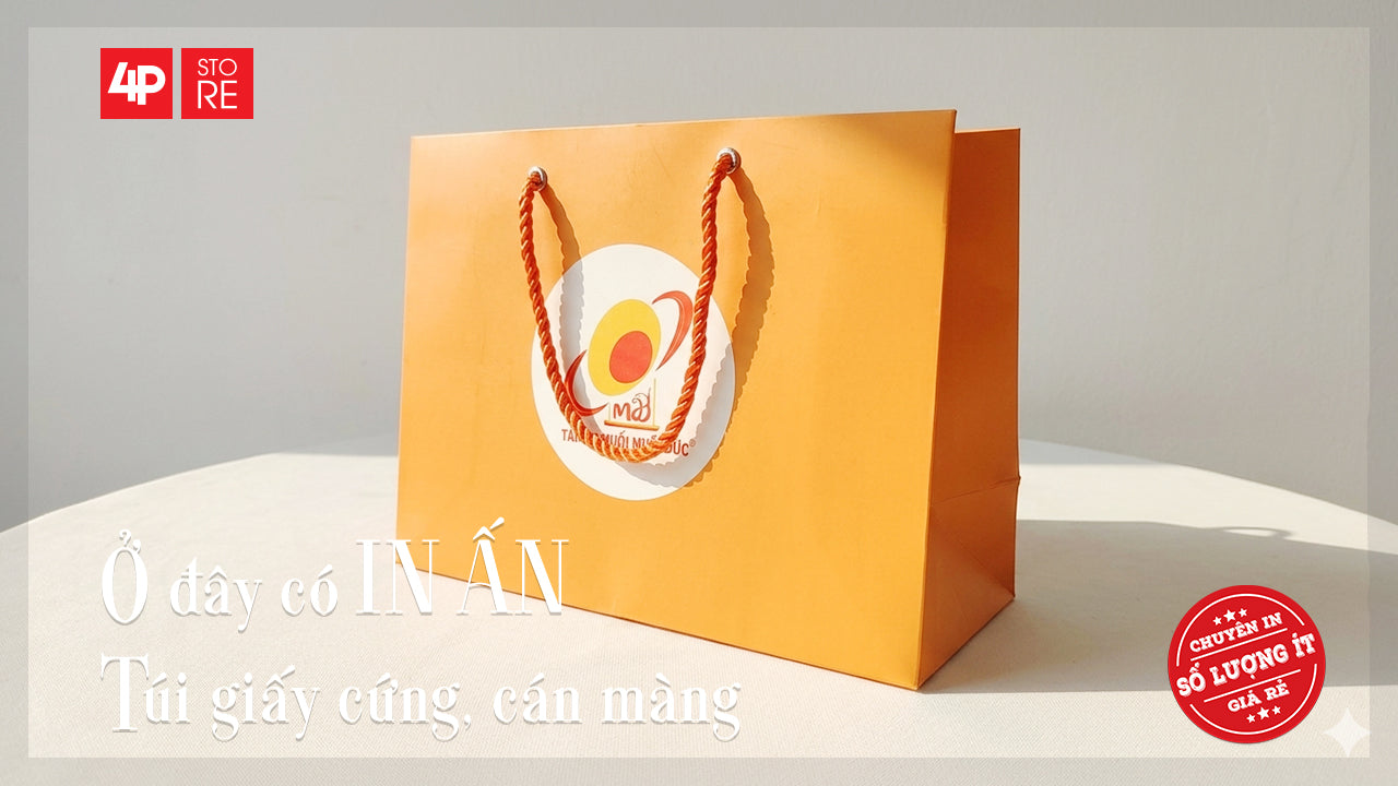 TÚI GIẤY CỨNG, IN THEO YÊU CẦU