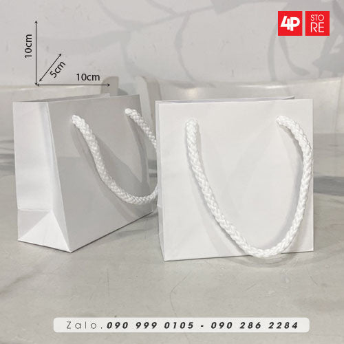 10 TÚI KRAFT 120GSM 10X10X5CM NGANG CAO HÔNG