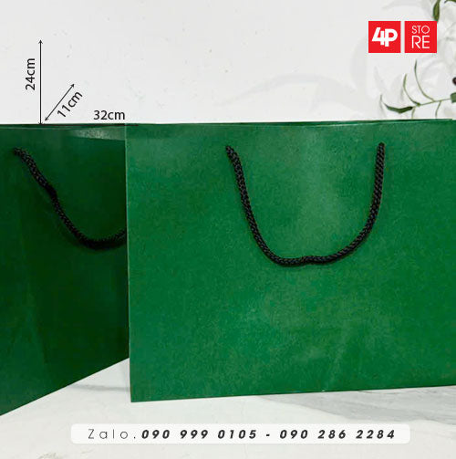 10 TÚI KRAFT 120GSM 32X24X11CM NGANG CAO HÔNG