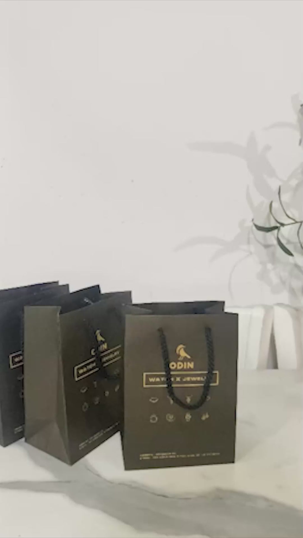 TÚI KRAFT ĐEN 120GSM IN OFFSET 1 MÀU ĐEN